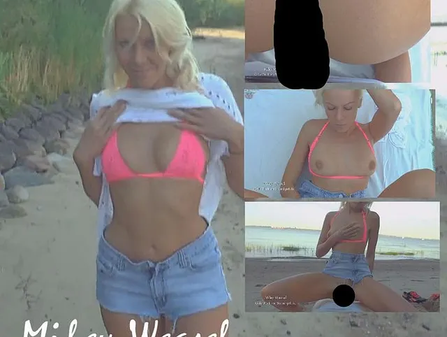 Geile Bitch am Strand gefickt